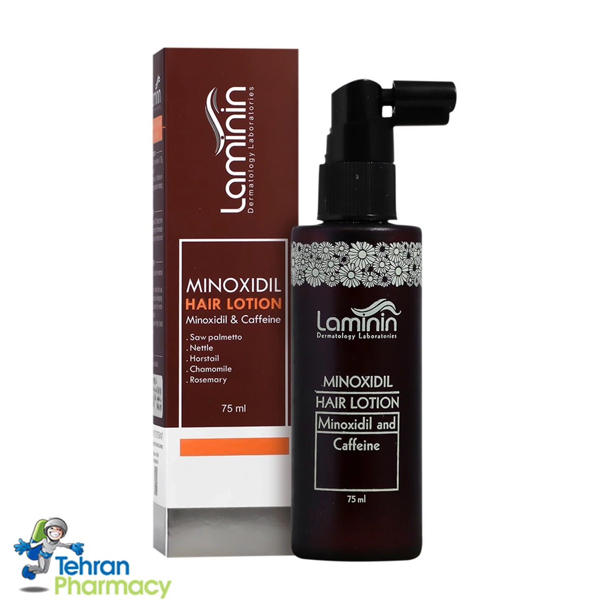 محلول ماینوکسدیل و کافئین لامینین